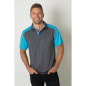 Mens Charcoal Heather soft touch polo - BKP401