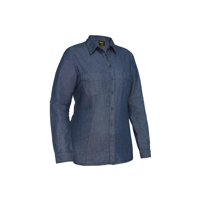 Women's L/S Denim Work Shirt - BL6602