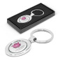 Oval Metal Key Ring - 105659