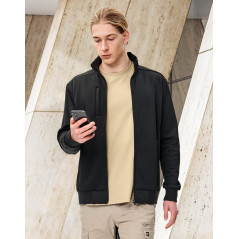 Jacquard Fleece Bomber Jacket - JK57