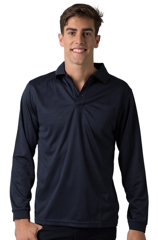 polyester long sleeve polo shirts