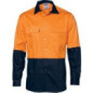 HiVis 2 Tone Cool-Breeze Cotton Shirt L/S - 3840